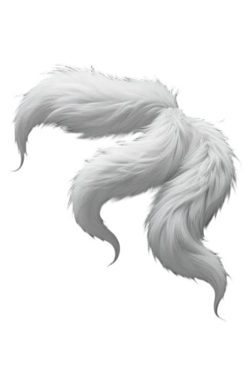 九尾狐尾巴矢量免抠图片